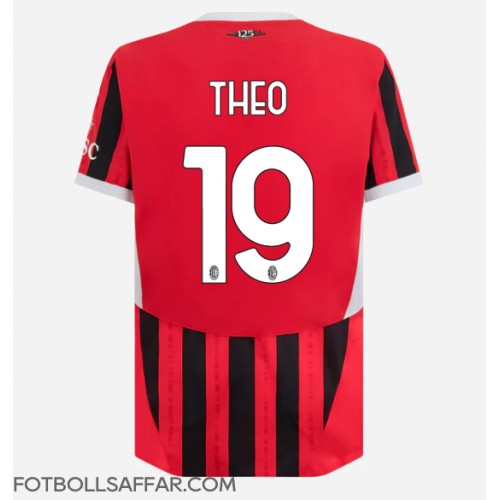 AC Milan Theo Hernandez #19 Hemmatröja 2024-25 Kortärmad